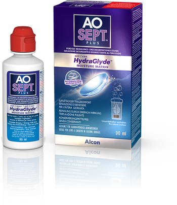 AOSEPT Hydraglyde Travelpack, Alcon (90 ml)